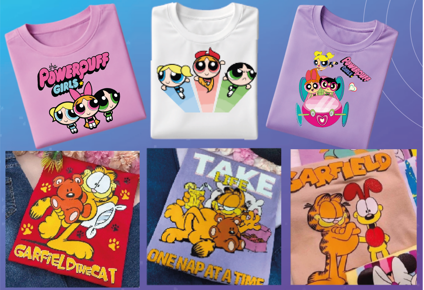 Camisetas Oversize Animadas Aesthetics - 6  unidades * $130.000 en Algodon Estampado DTF